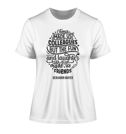 Jobzitate: 19 diverse Sprüche für die Arbeit / Büro (personalisierbare Motive) - Damen T-Shirt (Fitted) • Bio / White