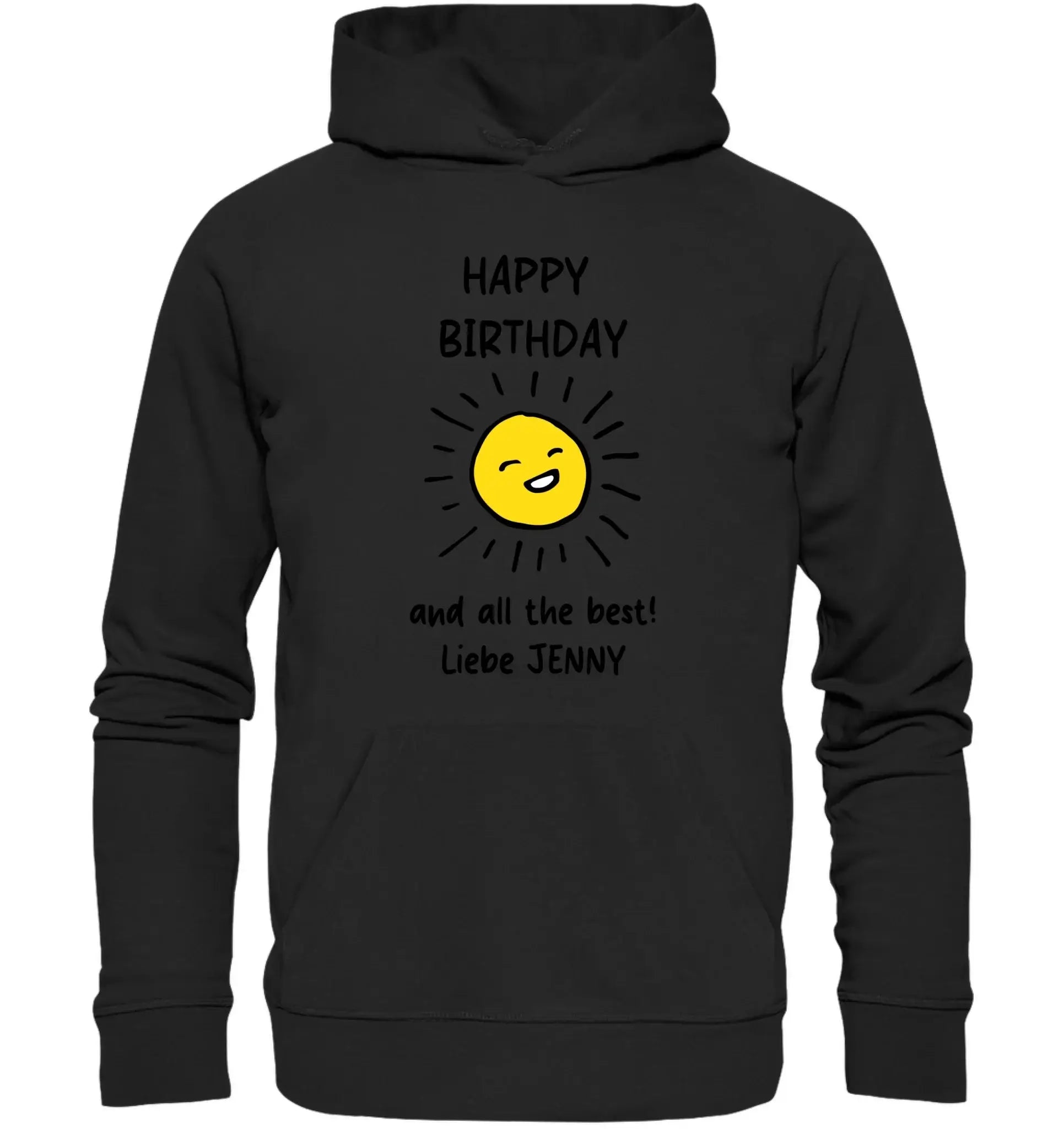 Kalender mit Wunschdatum • mehrere Artikel • ’Statement-Collection’ • Wunschtext • Mein Motiv - Unisex Hoodie • Bio