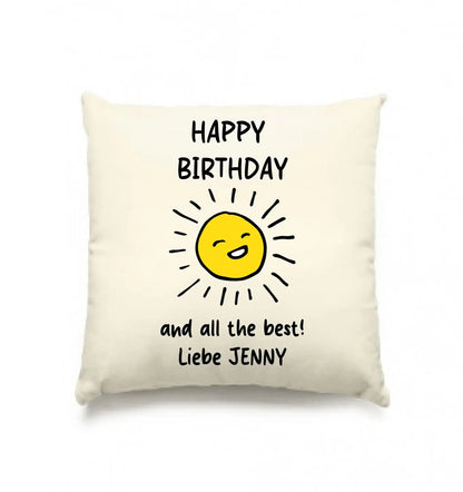 Kalender mit Wunschdatum • mehrere Artikel • ’Statement-Collection’ • Wunschtext • Mein Motiv - Kissen / Natur