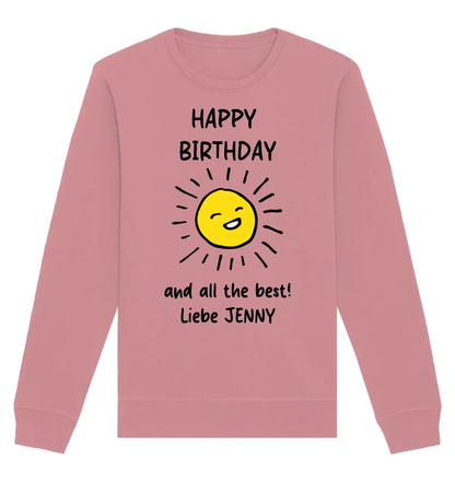 Kalender mit Wunschdatum • mehrere Artikel • ’Statement-Collection’ • Wunschtext • Mein Motiv - Unisex Sweatshirt • Bio