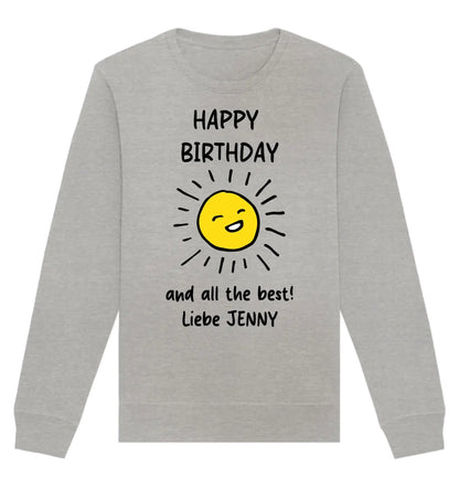 Kalender mit Wunschdatum • mehrere Artikel • ’Statement-Collection’ • Wunschtext • Mein Motiv - Unisex Sweatshirt • Bio