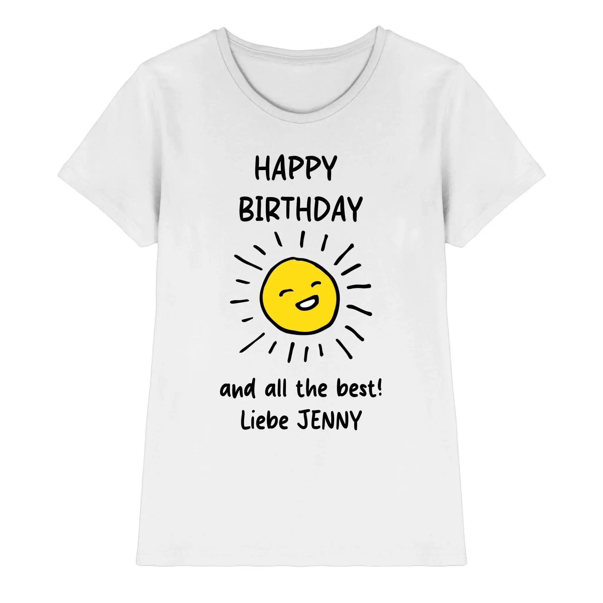 Kalender mit Wunschdatum • mehrere Artikel • ’Statement-Collection’ • Wunschtext • Mein Motiv - Premium Damen T-Shirt