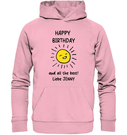 Kalender mit Wunschdatum • mehrere Artikel • ’Statement-Collection’ • Wunschtext • Mein Motiv - Unisex Hoodie • Bio