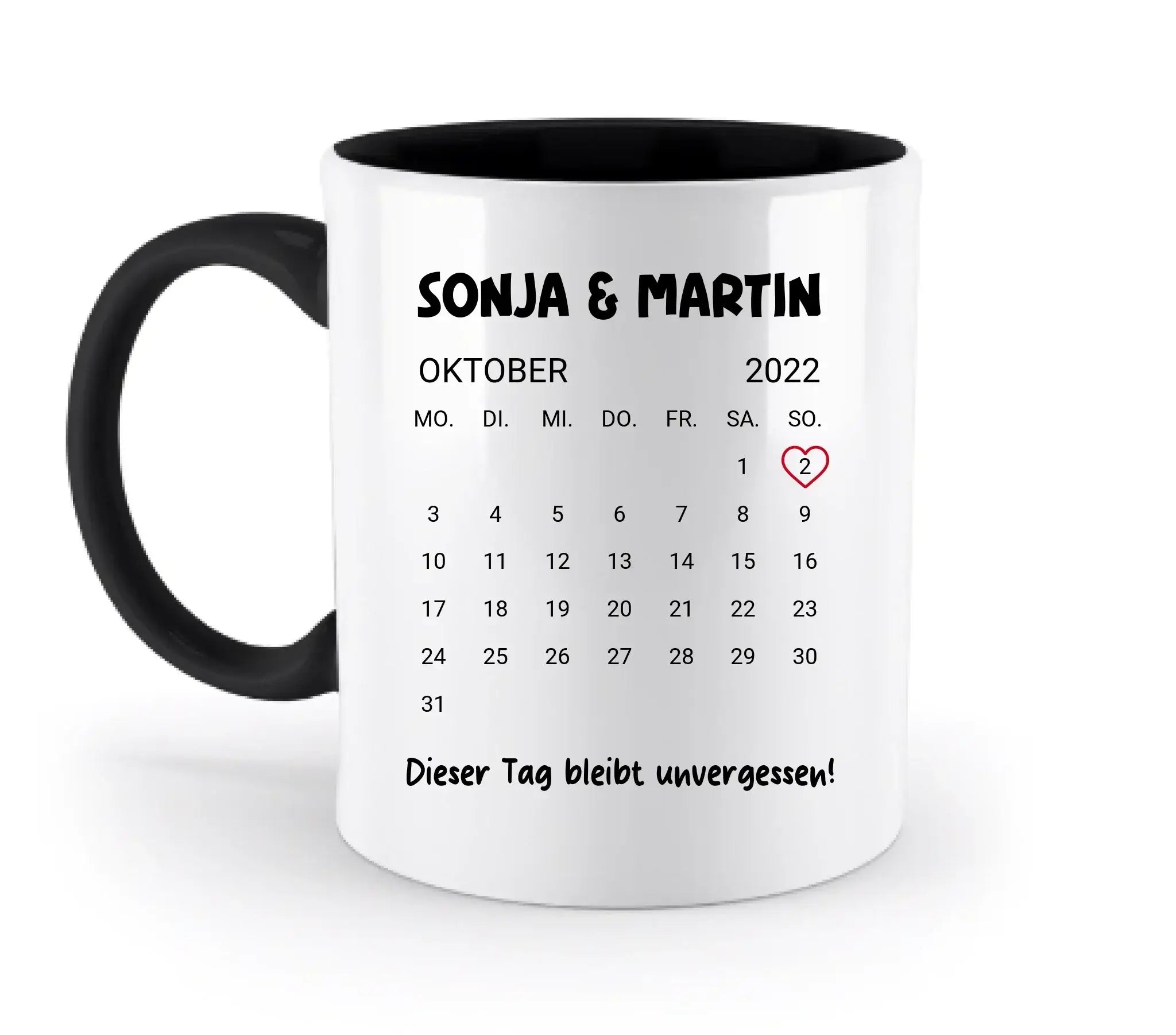 Kalender mit Wunschdatum • mehrere Artikel • "Statement-Collection" • Wunschtext • Mein Motiv