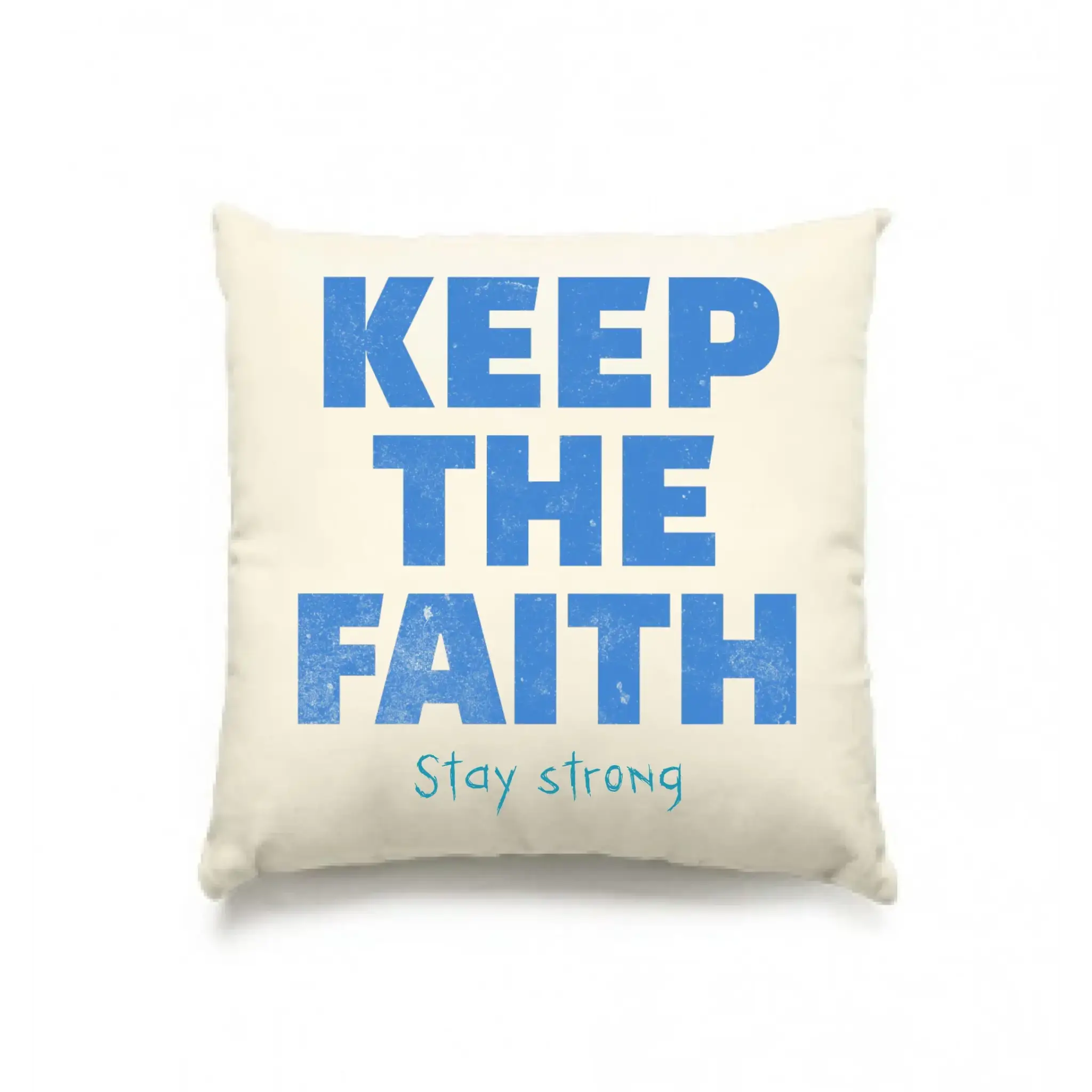 Keep the Faith • Farbwahl + Wunschtext• Kissen 40x40 cm • personalisiert
