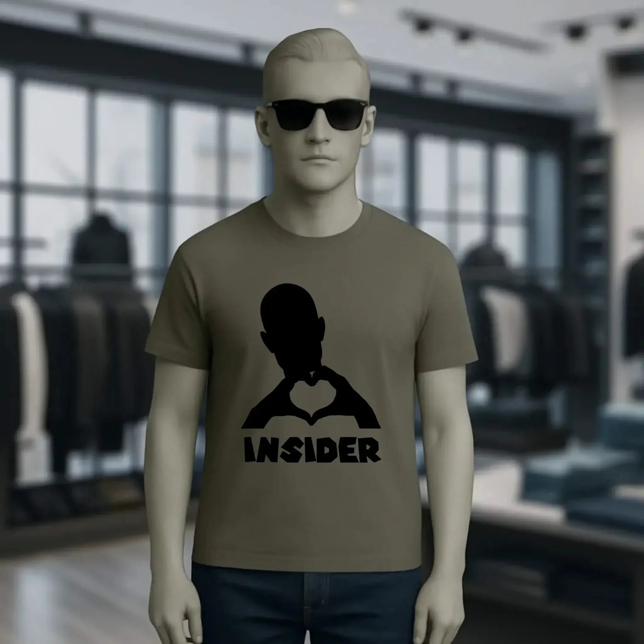 Keine Frage, ich liebe Dich auch! • Insider • personalisierter Text • Unisex Premium T-Shirt XS-5XL aus Bio-Baumwolle für Damen & Herren • Exklusivdesign • personalisiert