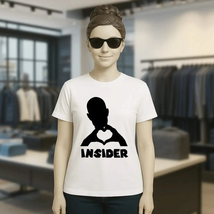 Keine Frage, ich liebe Dich auch! • Insider • personalisierter Text • Ladies Premium T-Shirt XS-2XL aus Bio-Baumwolle für Damen • Exklusivdesign • personalisiert • Motivauswahl • personalisierbar