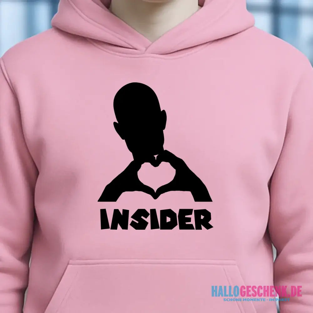 Keine Frage, ich liebe Dich auch! • Insider • personalisierter Text • Unisex Premium Hoodie XS-5XL aus Bio-Baumwolle für Damen & Herren • Exklusivdesign • personalisiert