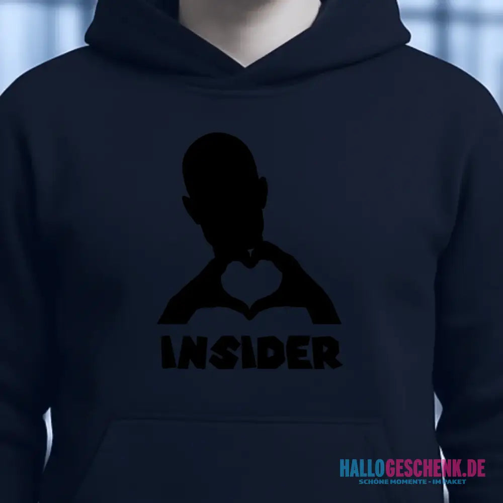 Keine Frage, ich liebe Dich auch! • Insider • personalisierter Text • Unisex Premium Hoodie XS-5XL aus Bio-Baumwolle für Damen & Herren • Exklusivdesign • personalisiert