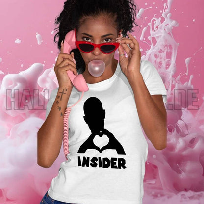 Keine Frage, ich liebe Dich auch! • Insider • personalisierter Text • Ladies Premium T-Shirt XS-2XL aus Bio-Baumwolle für Damen • Exklusivdesign • personalisiert • Motivauswahl • personalisierbar