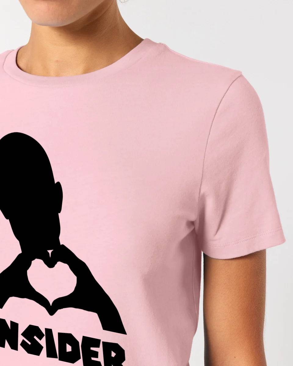 Keine Frage, ich liebe Dich auch! • Insider • personalisierter Text • Ladies Premium T-Shirt XS-2XL aus Bio-Baumwolle für Damen • Exklusivdesign • personalisiert • Motivauswahl • personalisierbar