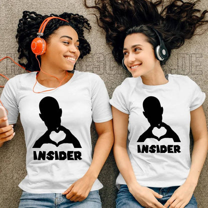 Keine Frage, ich liebe Dich auch! • Insider • personalisierter Text • Ladies Premium T-Shirt XS-2XL aus Bio-Baumwolle für Damen • Exklusivdesign • personalisiert • Motivauswahl • personalisierbar