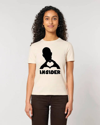 Keine Frage, ich liebe Dich auch! • Insider • personalisierter Text • Ladies Premium T-Shirt XS-2XL aus Bio-Baumwolle für Damen • Exklusivdesign • personalisiert • Motivauswahl • personalisierbar