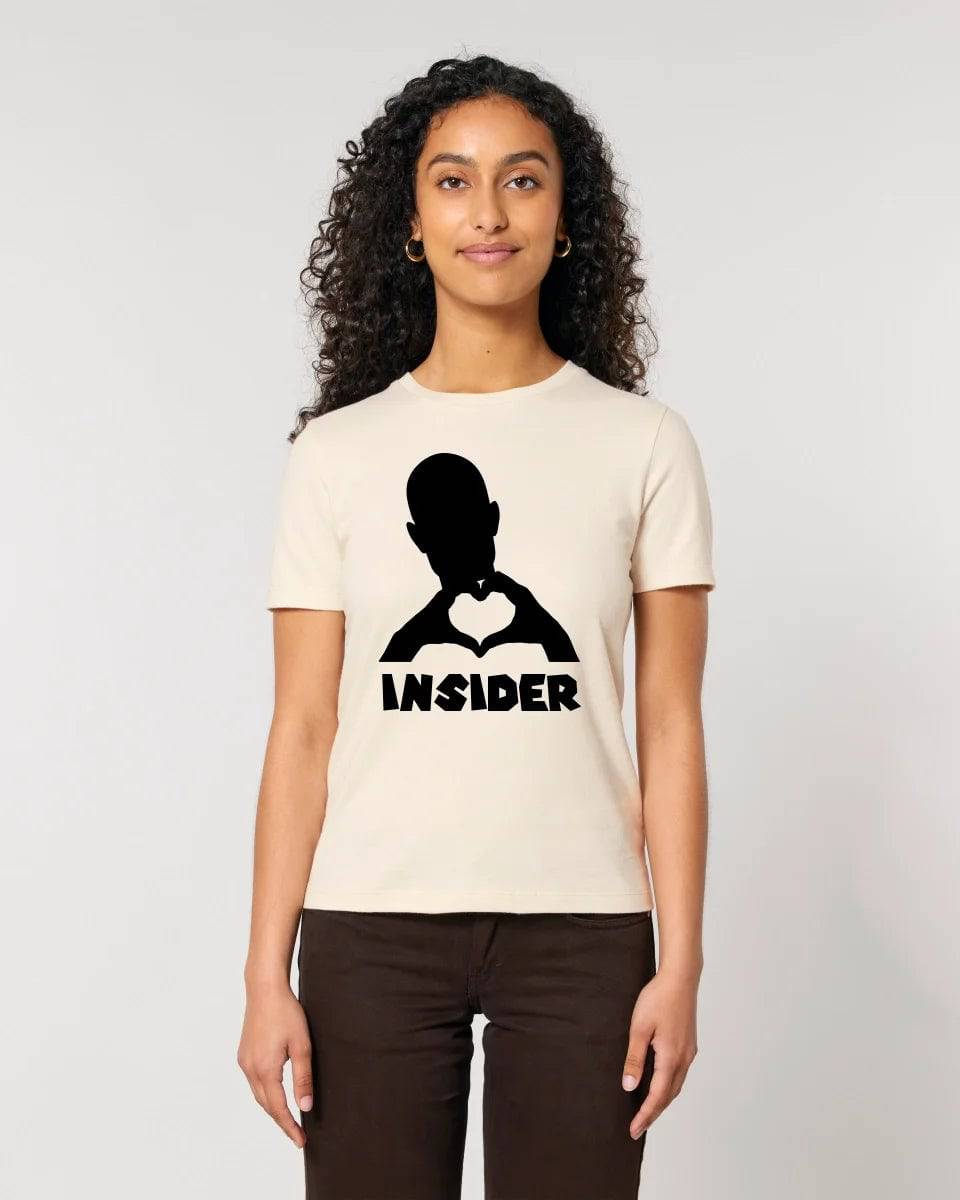 Keine Frage, ich liebe Dich auch! • Insider • personalisierter Text • Ladies Premium T-Shirt XS-2XL aus Bio-Baumwolle für Damen • Exklusivdesign • personalisiert • Motivauswahl • personalisierbar