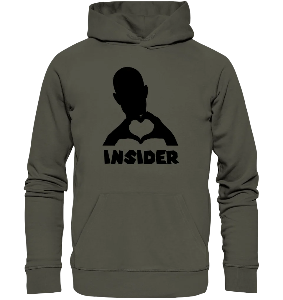 Keine Frage, ich liebe Dich auch! • Insider • personalisierter Text • Unisex Premium Hoodie XS - 5XL aus Bio - Baumwolle für Damen & Herren • Exklusivdesign • personalisiert von HalloGeschenk.de