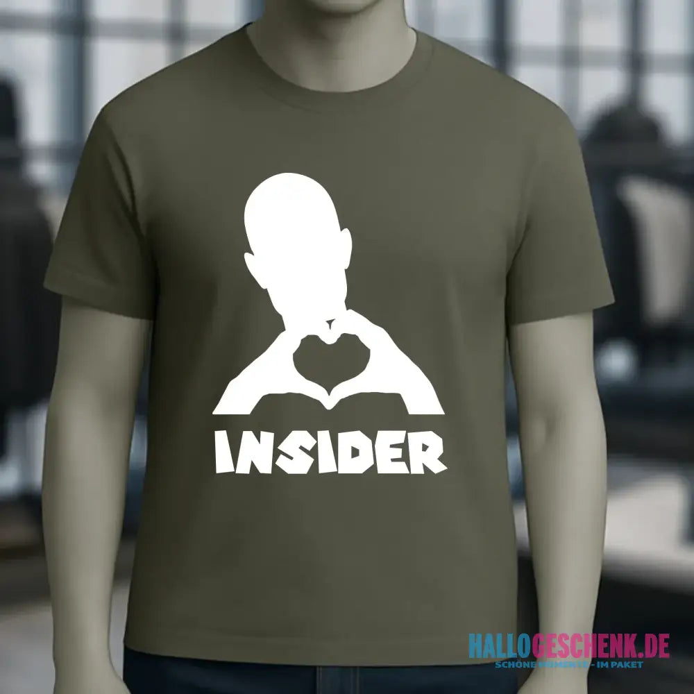 Keine Frage, ich liebe Dich auch! • Insider White • personalisierter Text • Unisex Premium T-Shirt XS-5XL aus Bio-Baumwolle für Damen & Herren • Exklusivdesign • personalisiert