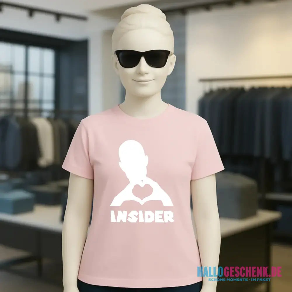 Keine Frage, ich liebe Dich auch! • Insider White • personalisierter Text • Ladies Premium T-Shirt XS-2XL aus Bio-Baumwolle für Damen • Exklusivdesign • personalisiert • Motivauswahl • personalisierbar copy