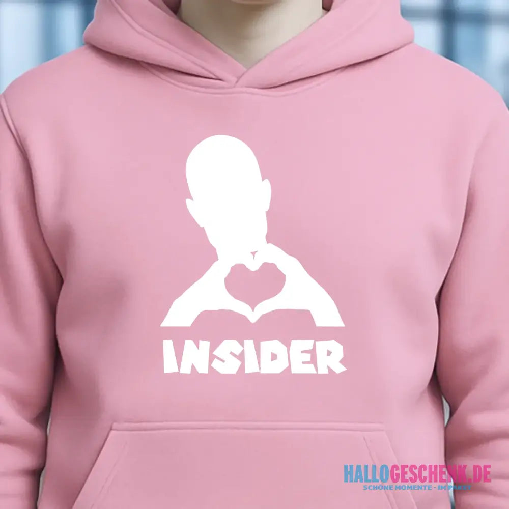 Keine Frage, ich liebe Dich auch! • Insider White • personalisierter Text • Unisex Premium Hoodie XS-5XL aus Bio-Baumwolle für Damen & Herren • Exklusivdesign • personalisiert