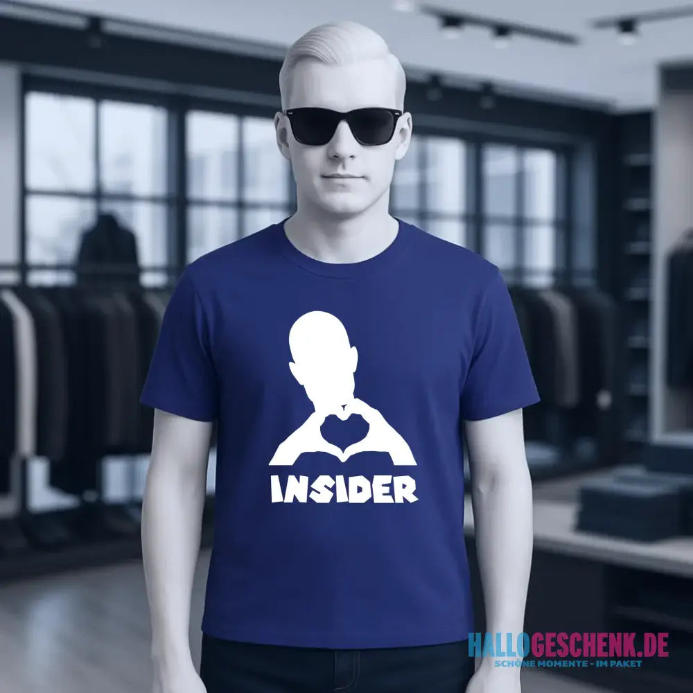 Keine Frage, ich liebe Dich auch! • Insider White • personalisierter Text • Unisex Premium T-Shirt XS-5XL aus Bio-Baumwolle für Damen & Herren • Exklusivdesign • personalisiert