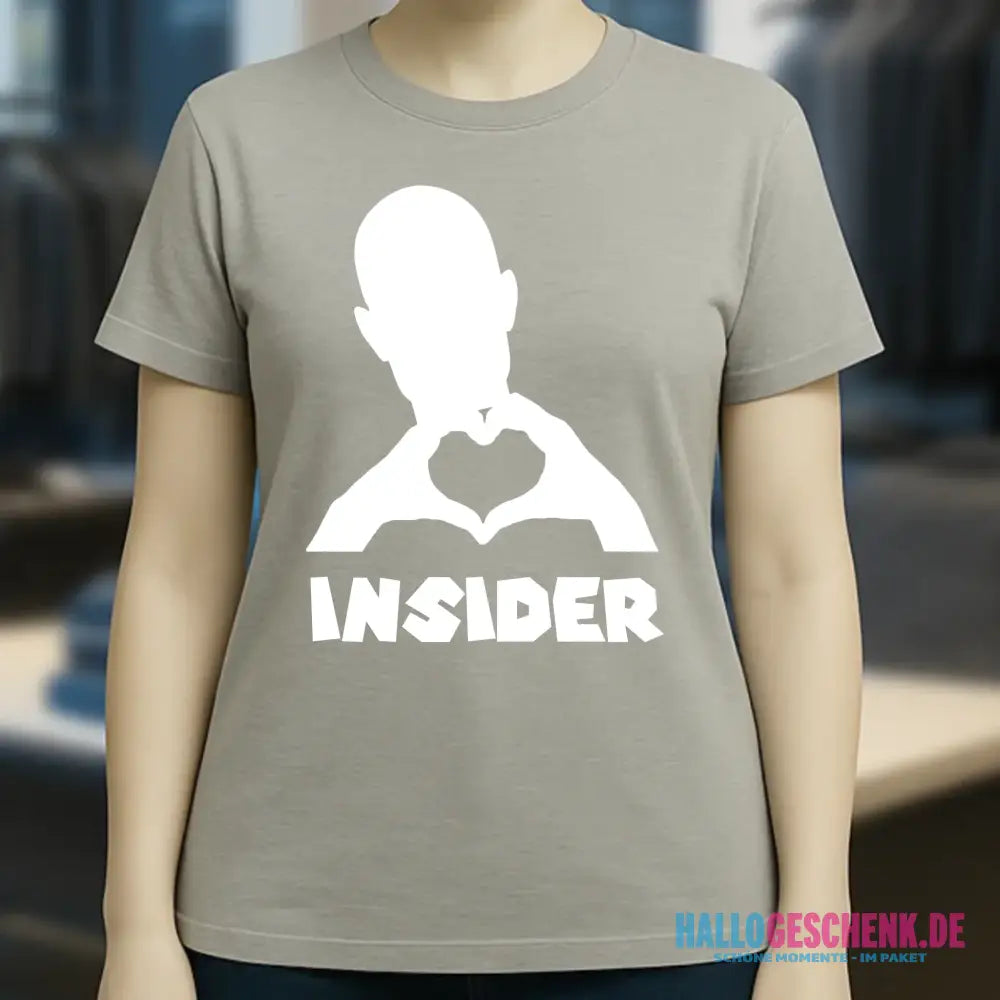 Keine Frage, ich liebe Dich auch! • Insider White • personalisierter Text • Ladies Premium T-Shirt XS-2XL aus Bio-Baumwolle für Damen • Exklusivdesign • personalisiert • Motivauswahl • personalisierbar copy