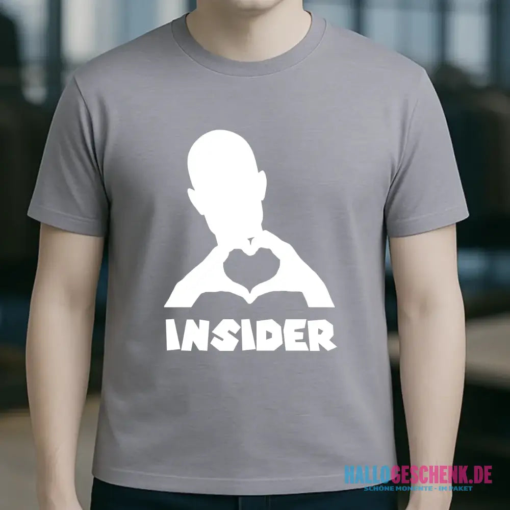 Keine Frage, ich liebe Dich auch! • Insider White • personalisierter Text • Unisex Premium T-Shirt XS-5XL aus Bio-Baumwolle für Damen & Herren • Exklusivdesign • personalisiert