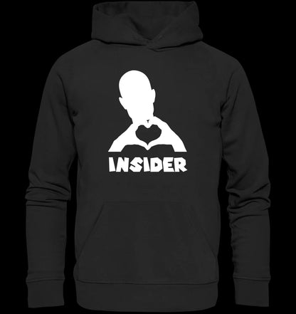 Keine Frage, ich liebe Dich auch! • Insider White • personalisierter Text • Unisex Premium Hoodie XS-5XL aus Bio-Baumwolle für Damen & Herren • Exklusivdesign • personalisiert