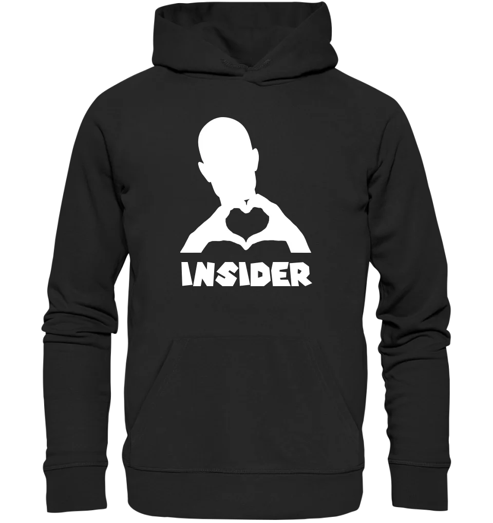 Keine Frage, ich liebe Dich auch! • Insider White • personalisierter Text • Unisex Premium Hoodie XS - 5XL aus Bio - Baumwolle für Damen & Herren • Exklusivdesign • personalisiert von HalloGeschenk.de