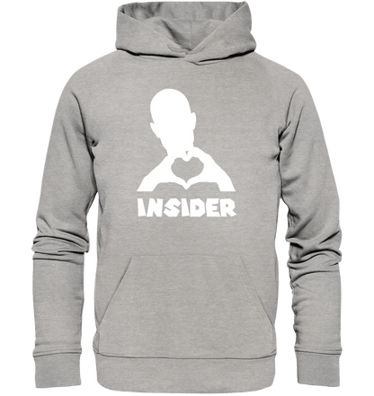 Keine Frage, ich liebe Dich auch! • Insider White • personalisierter Text • Unisex Premium Hoodie XS - 5XL aus Bio - Baumwolle für Damen & Herren • Exklusivdesign • personalisiert von HalloGeschenk.de