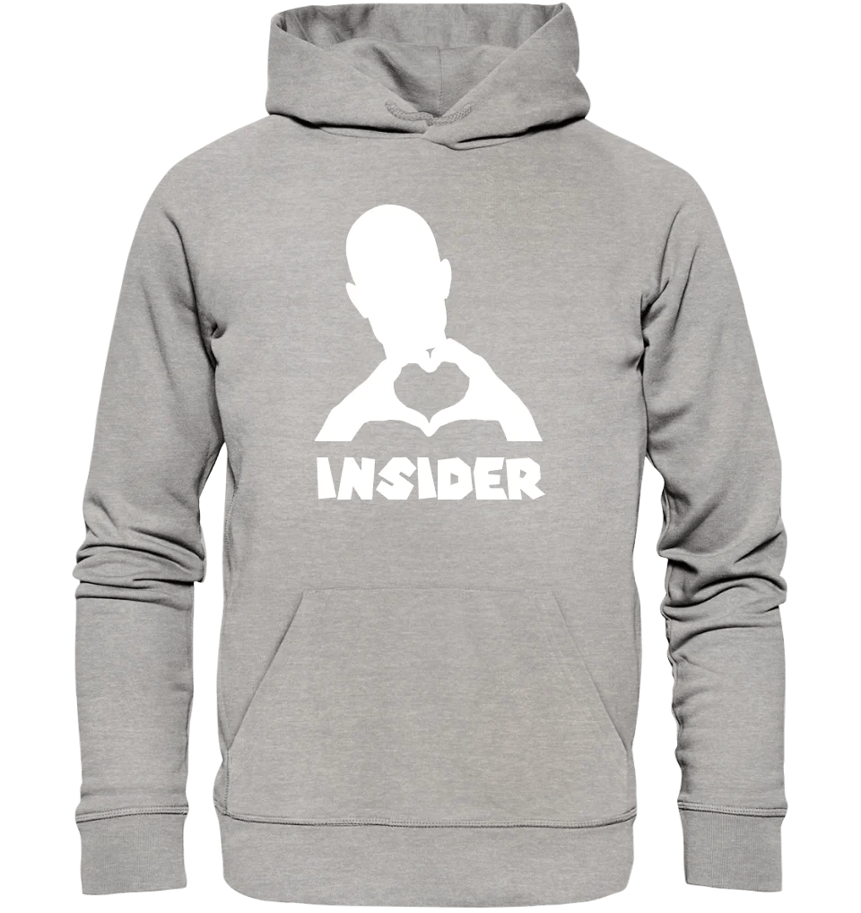 Keine Frage, ich liebe Dich auch! • Insider White • personalisierter Text • Unisex Premium Hoodie XS - 5XL aus Bio - Baumwolle für Damen & Herren • Exklusivdesign • personalisiert von HalloGeschenk.de