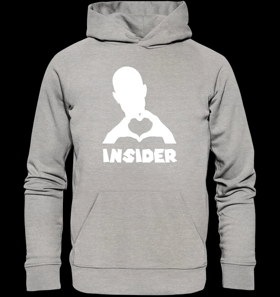 Keine Frage, ich liebe Dich auch! • Insider White • personalisierter Text • Unisex Premium Hoodie XS-5XL aus Bio-Baumwolle für Damen & Herren • Exklusivdesign • personalisiert