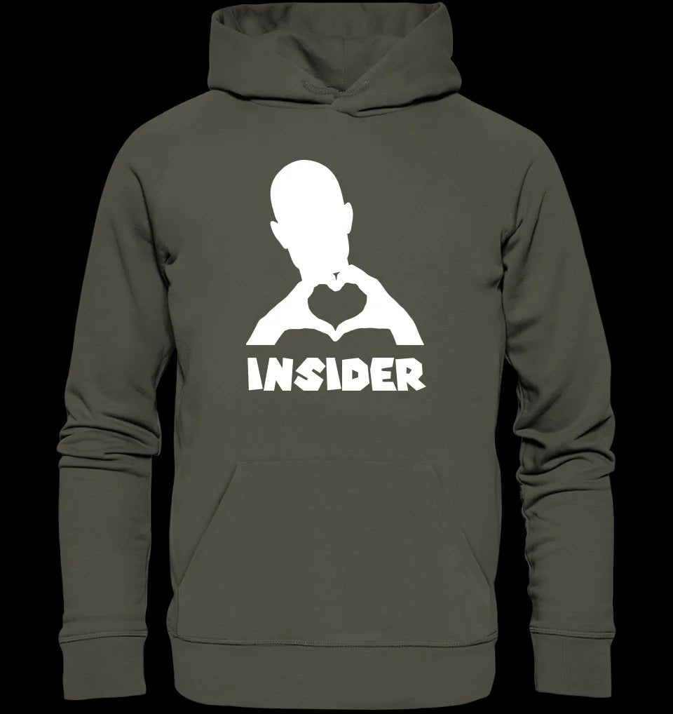 Keine Frage, ich liebe Dich auch! • Insider White • personalisierter Text • Unisex Premium Hoodie XS-5XL aus Bio-Baumwolle für Damen & Herren • Exklusivdesign • personalisiert