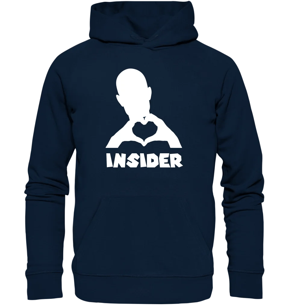 Keine Frage, ich liebe Dich auch! • Insider White • personalisierter Text • Unisex Premium Hoodie XS - 5XL aus Bio - Baumwolle für Damen & Herren • Exklusivdesign • personalisiert von HalloGeschenk.de