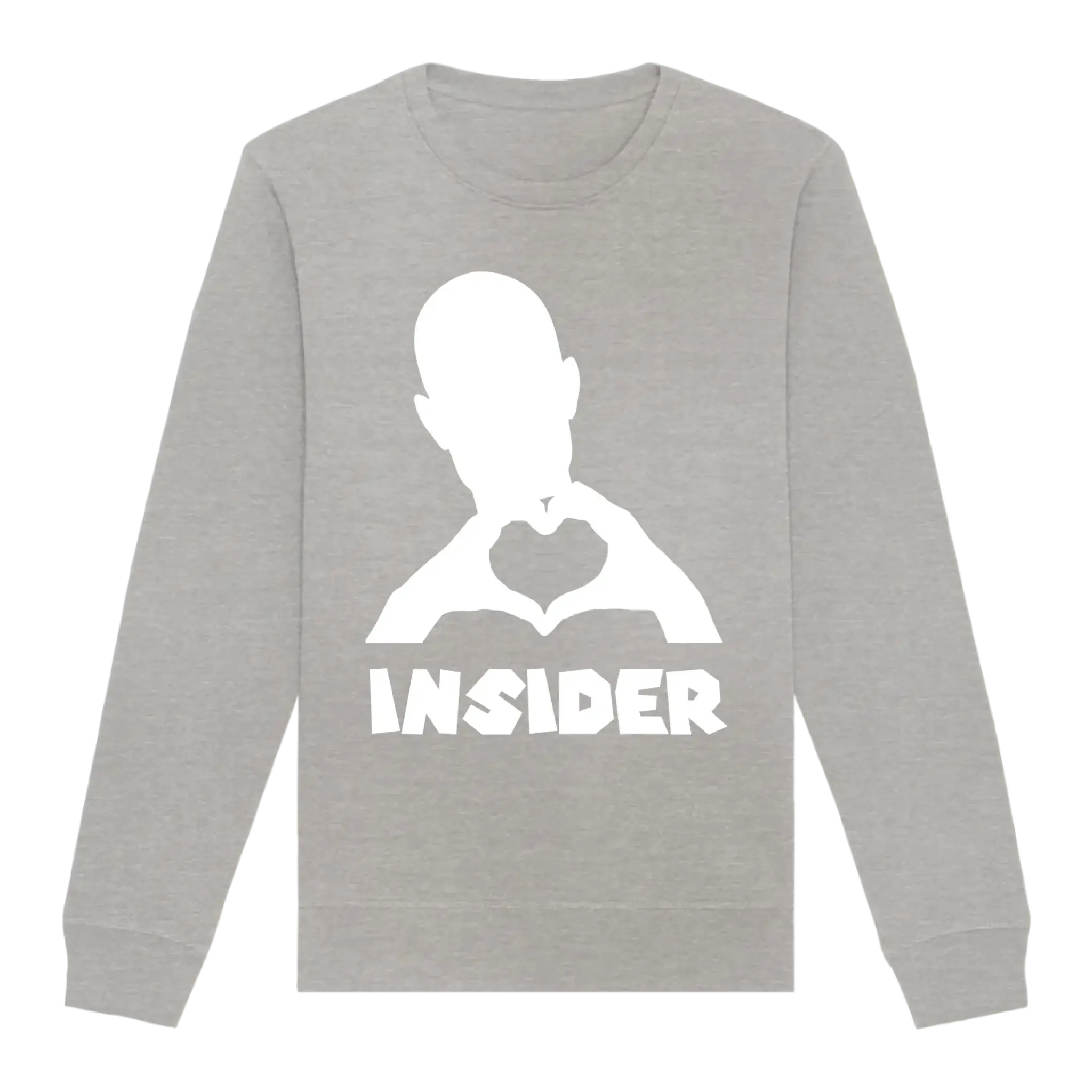 Keine Frage, ich liebe Dich auch! • Insider White • Unisex Sweatshirt Bio-Baumwolle in 4 Farben XS-3XL • personalisiert