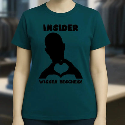 Keine Frage, ich liebe Dich auch! • personalisierbarer / personalisierter Text • Ladies Premium T-Shirt XS-2XL aus Bio-Baumwolle für Damen • Exklusivdesign • personalisiert • Motivauswahl • personalisierbar