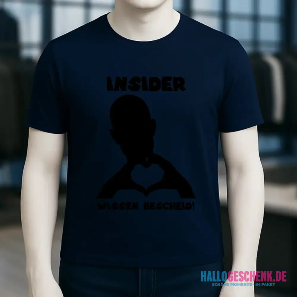 Keine Frage, ich liebe Dich auch! • personalisierbarer / personalisierter Text • Unisex Premium T-Shirt XS-5XL aus Bio-Baumwolle für Damen & Herren • Exklusivdesign • personalisiert