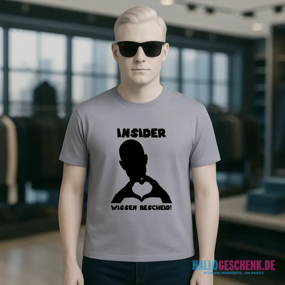 Keine Frage, ich liebe Dich auch! • personalisierbarer / personalisierter Text • Unisex Premium T-Shirt XS-5XL aus Bio-Baumwolle für Damen & Herren • Exklusivdesign • personalisiert