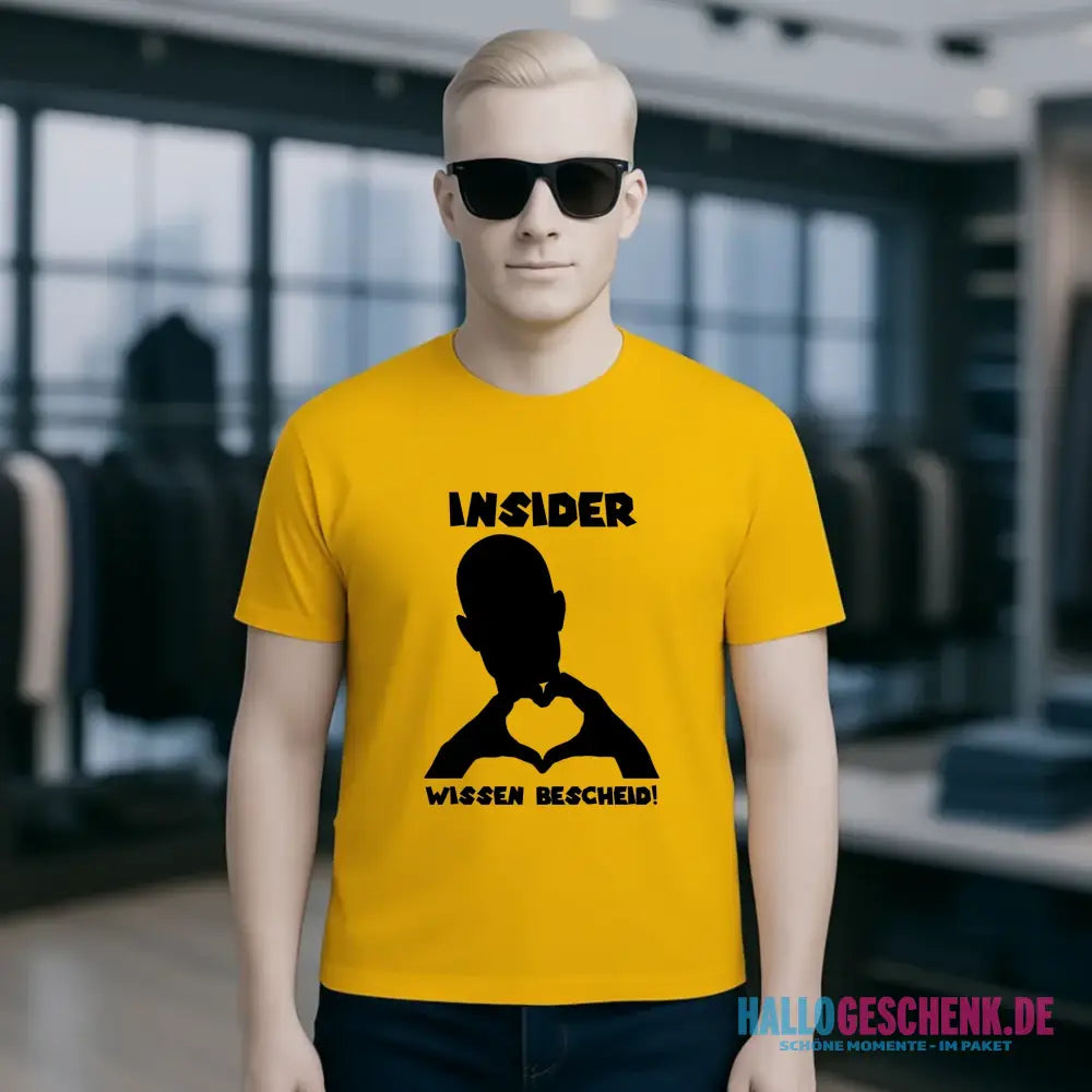 Keine Frage, ich liebe Dich auch! • personalisierbarer / personalisierter Text • Unisex Premium T-Shirt XS-5XL aus Bio-Baumwolle für Damen & Herren • Exklusivdesign • personalisiert