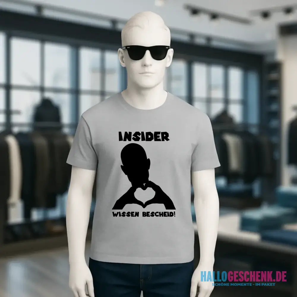 Keine Frage, ich liebe Dich auch! • personalisierbarer / personalisierter Text • Unisex Premium T-Shirt XS-5XL aus Bio-Baumwolle für Damen & Herren • Exklusivdesign • personalisiert