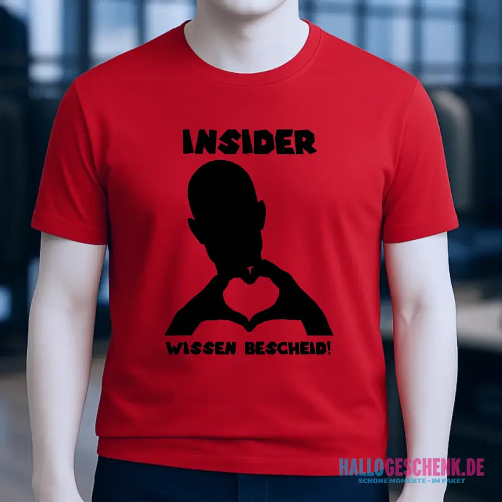 Keine Frage, ich liebe Dich auch! • personalisierbarer / personalisierter Text • Unisex Premium T-Shirt XS-5XL aus Bio-Baumwolle für Damen & Herren • Exklusivdesign • personalisiert