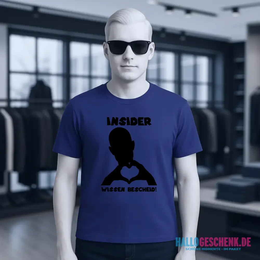 Keine Frage, ich liebe Dich auch! • personalisierbarer / personalisierter Text • Unisex Premium T-Shirt XS-5XL aus Bio-Baumwolle für Damen & Herren • Exklusivdesign • personalisiert