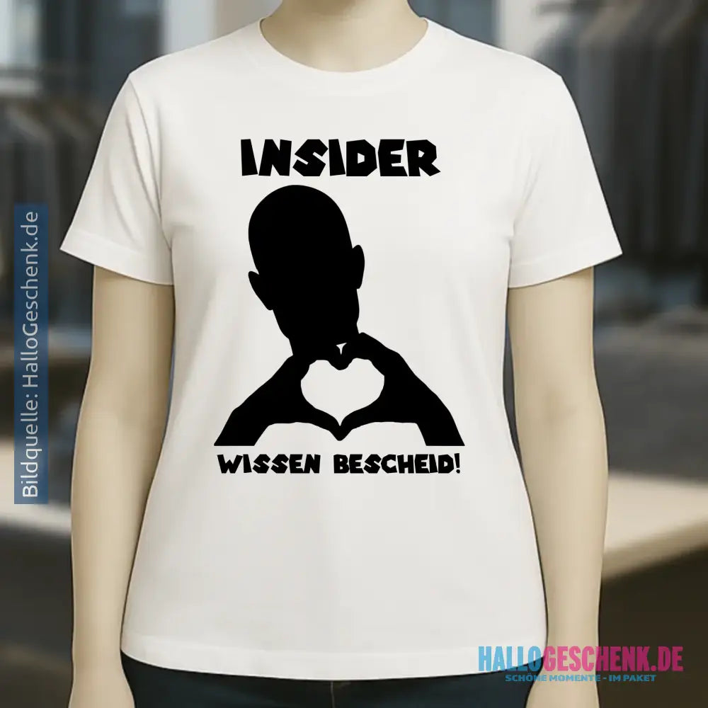 Keine Frage, ich liebe Dich auch! • personalisierbarer / personalisierter Text • Ladies Premium T-Shirt XS-2XL aus Bio-Baumwolle für Damen • Exklusivdesign • personalisiert • Motivauswahl • personalisierbar