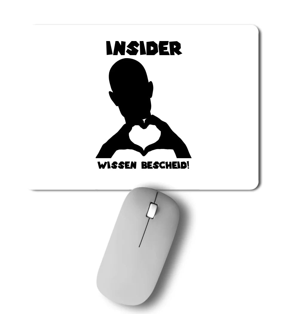 Keine Frage, ich liebe Dich auch! • personalisierter Text • Mousepad • Exklusivdesign • personalisiert von HalloGeschenk.de