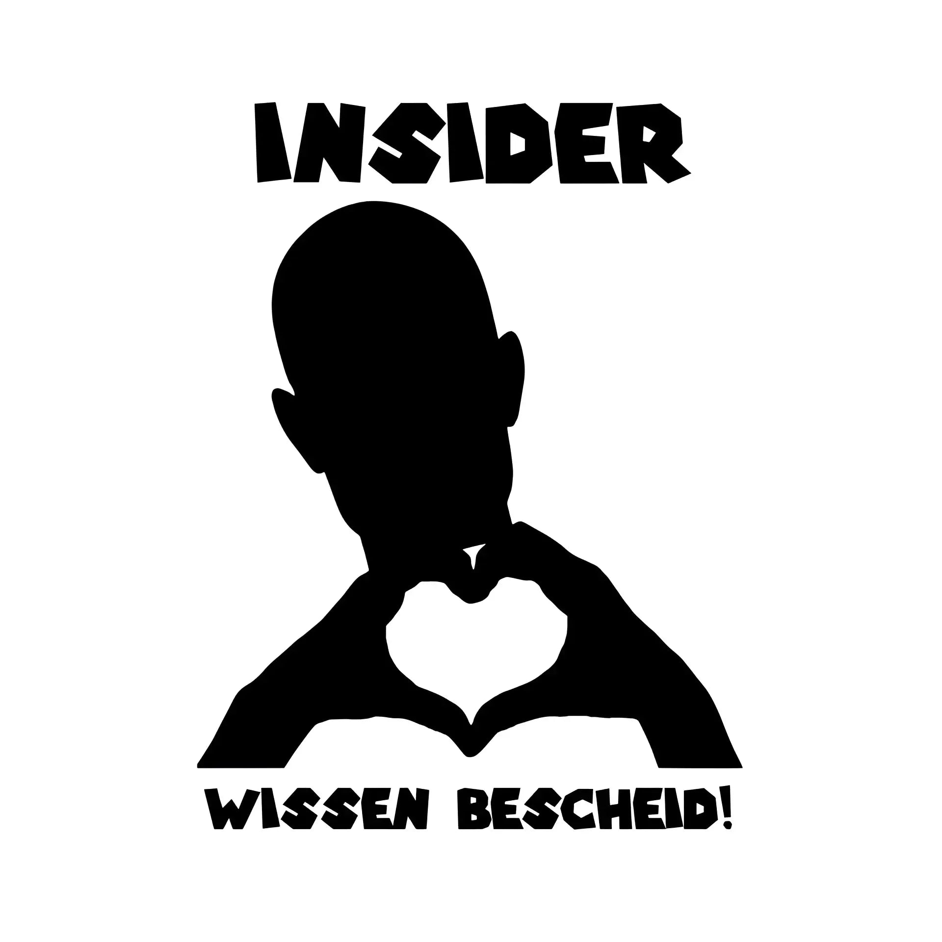 Keine Frage ich liebe Dich auch! • personalisierter Text • STICKER 20x20 cm (Aufkleber) - White / OneSize