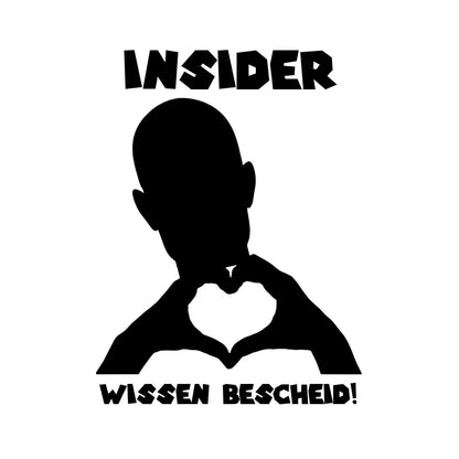 Keine Frage ich liebe Dich auch! • personalisierter Text • STICKER 20x20 cm (Aufkleber) - White / OneSize