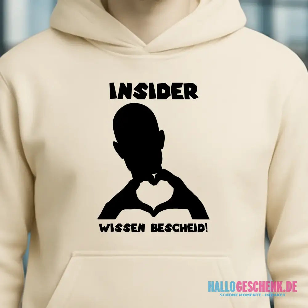 Keine Frage, ich liebe Dich auch! • personalisierter Text • Unisex Premium Hoodie XS-5XL aus Bio-Baumwolle für Damen & Herren • Exklusivdesign • personalisiert