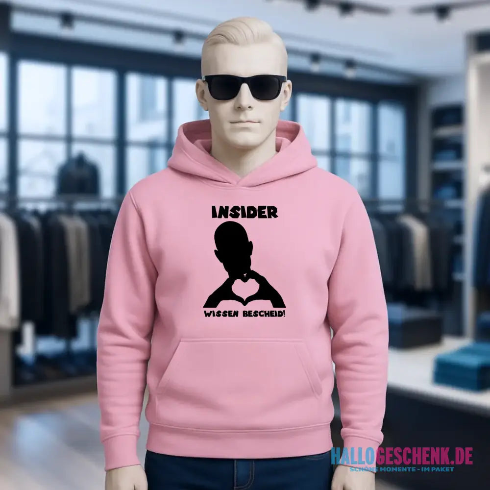 Keine Frage, ich liebe Dich auch! • personalisierter Text • Unisex Premium Hoodie XS-5XL aus Bio-Baumwolle für Damen & Herren • Exklusivdesign • personalisiert