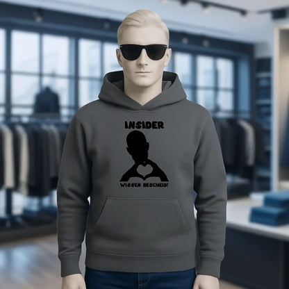 Keine Frage, ich liebe Dich auch! • personalisierter Text • Unisex Premium Hoodie XS-5XL aus Bio-Baumwolle für Damen & Herren • Exklusivdesign • personalisiert