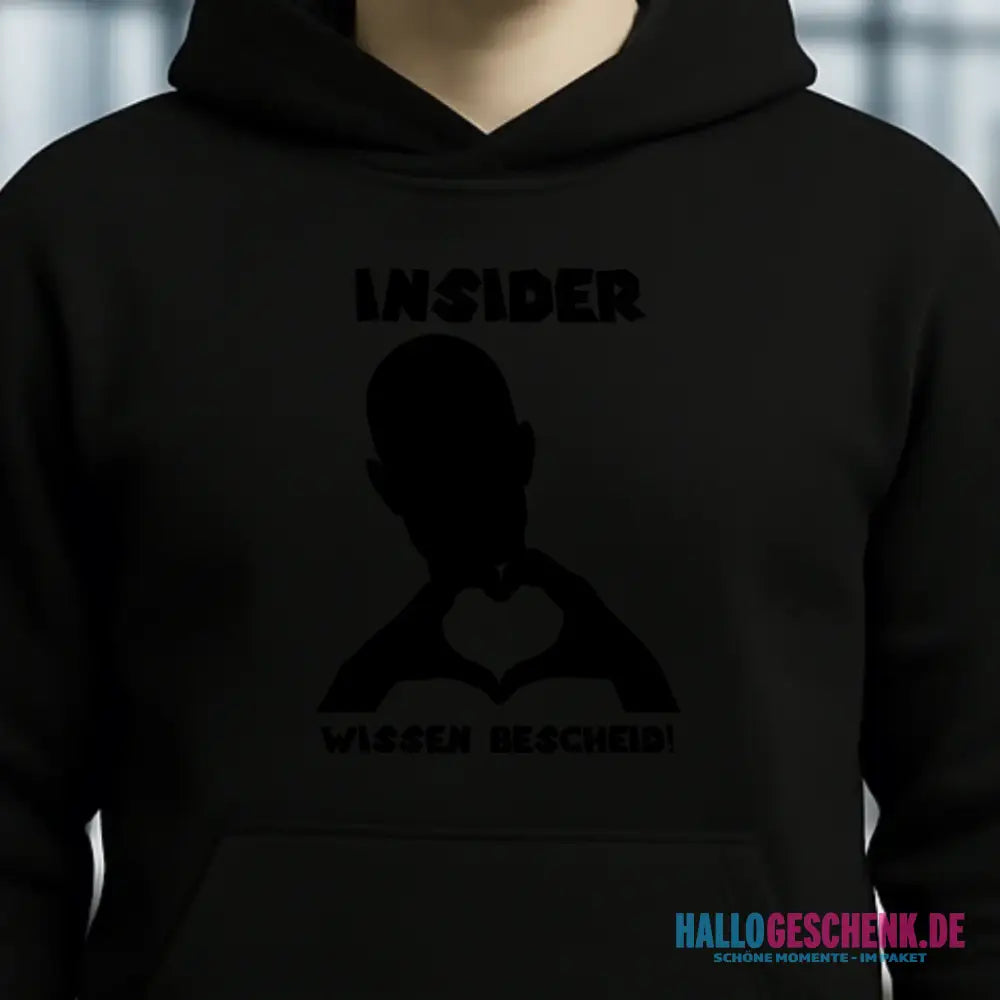 Keine Frage, ich liebe Dich auch! • personalisierter Text • Unisex Premium Hoodie XS-5XL aus Bio-Baumwolle für Damen & Herren • Exklusivdesign • personalisiert