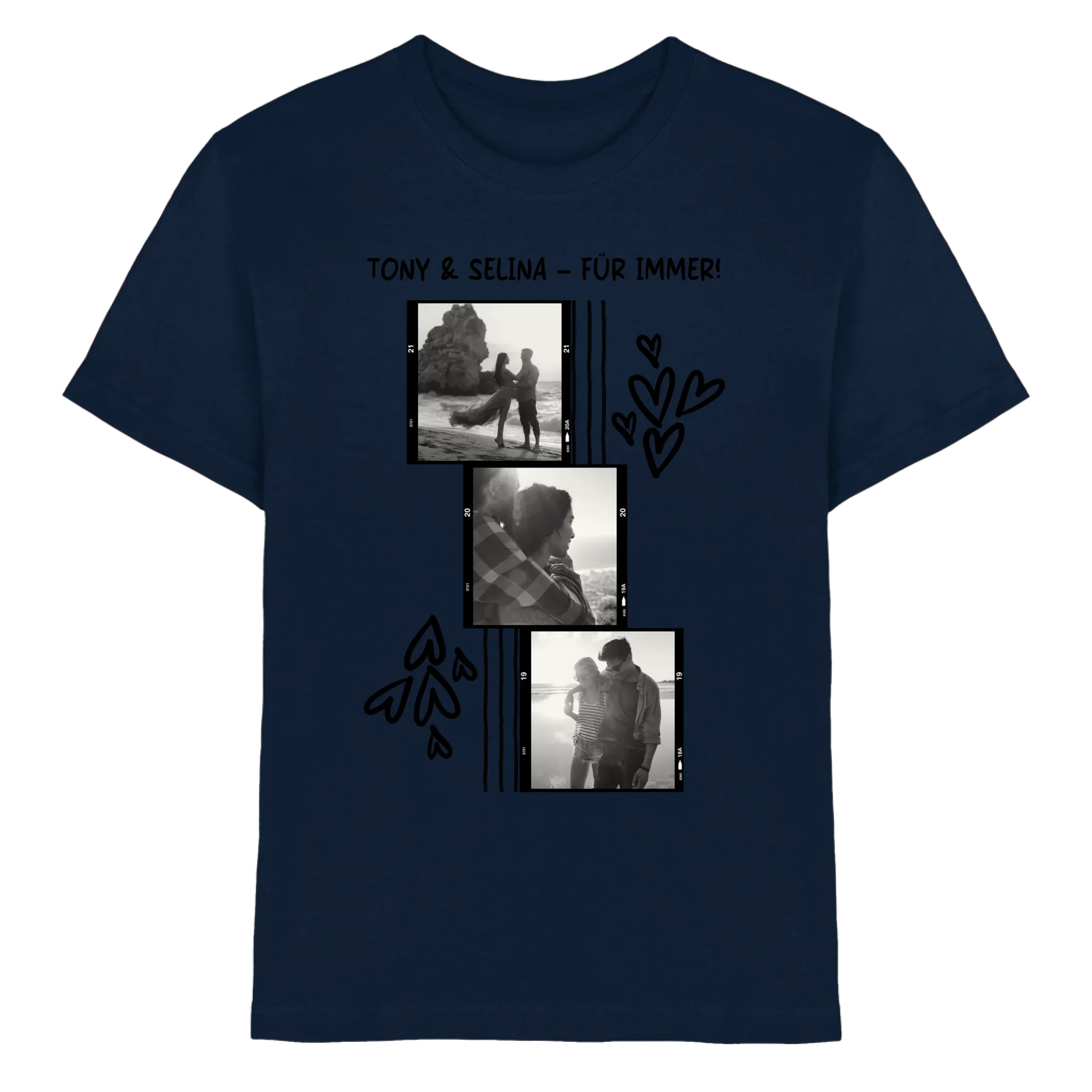 KI-Cartoon-Effekt • mehrere Artikel • ’Statement-Collection’ • Wunschtext • Mein Fotomotiv - Premium Kinder T-Shirt