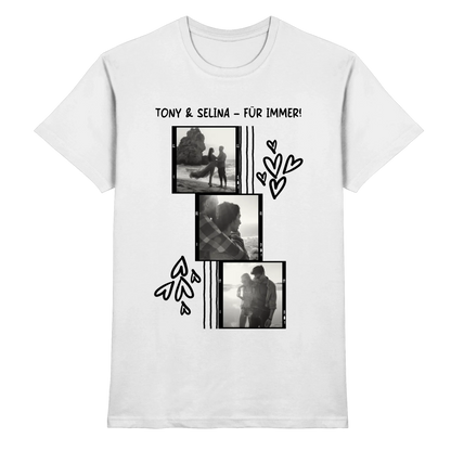 KI-Cartoon-Effekt • mehrere Artikel • ’Statement-Collection’ • Wunschtext • Mein Fotomotiv - Premium Herren T-Shirt